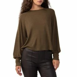 Best reviews of ๐คฉ Sanctuary High Hopes Knit Crew Neck Long Sleeve Top Toasted Oats ๐ฅฐ