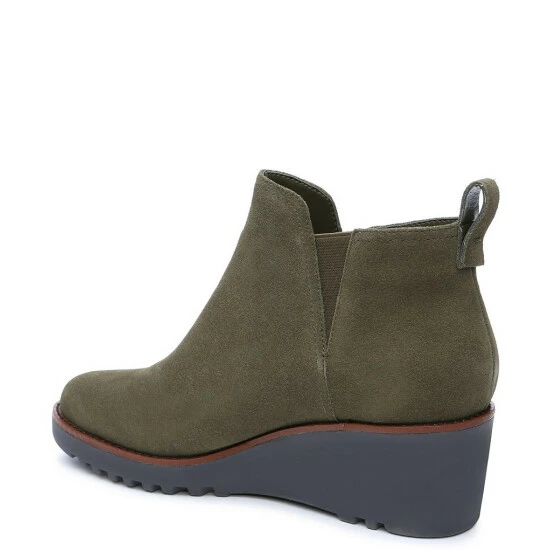 Hot Sale 🧨 Sanctuary Evolve Suede Side Zip Wedge Booties Olive Oil 🤩 - Image 3