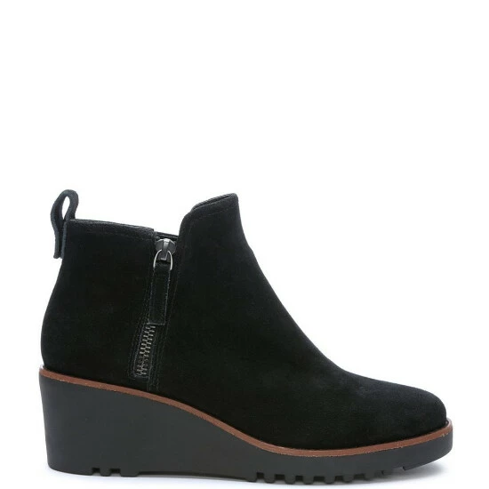 Hot Sale 🧨 Sanctuary Evolve Suede Side Zip Wedge Booties Olive Oil 🤩 - Image 8