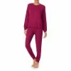 Top 10 ⭐ Sanctuary Long Sleeve Round Neck Popover And Joggers Marled Sweater Knit Pajama Set Purple Print ❤️