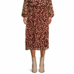 Best reviews of ✨ Sanctuary Floral Print Pleated Georgette Midi 👗 Skirt Strawberry Fields 🥰