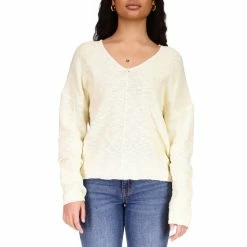 Flash Sale ๐ฏ Sanctuary Keep It Chill V-Neck Long Sleeve Pullover Sweater Brulee ๐