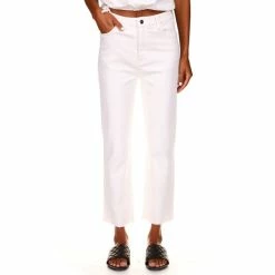 Hot Sale 🔥 Sanctuary Good Vibes High Rise Straight Leg Raw Hem Ankle 👖 Jeans Cruze Wash 👏