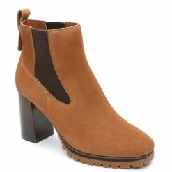 Coupon ✨ Sanctuary Ravish Suede Chelsea Booties Deep Saddle 🎁