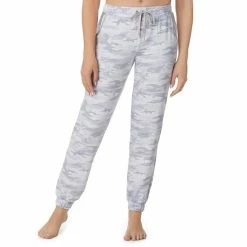 Best Pirce 👍 Sanctuary Grey Camo Print Terry Knit Coordinating Sleep Joggers Grey Print 🔥