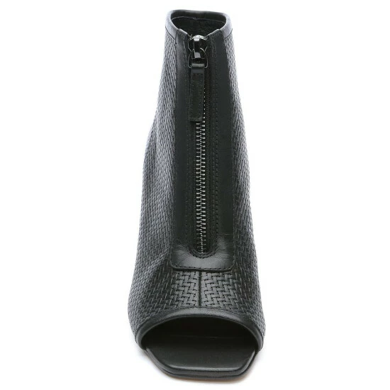 Wholesale 🎁 Sanctuary Ready Leather Peep Toe Zip Shooties Black 😍 - Image 4