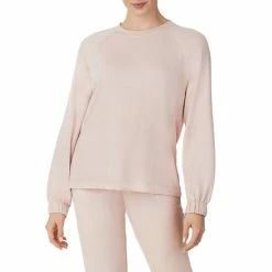Wholesale ๐งจ Sanctuary Long Sleeve Crew Neck Coordinating Sleep Top Blush ๐