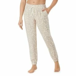Hot Sale ๐ Sanctuary Animal Print Terry Knit Coordinating Sleep Joggers Ivory ๐