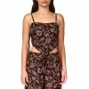 Best reviews of ❤️ Sanctuary Dusk Floral Print Square Neck Sleeveless Tie Back Detail Coordinating Scarf Top 🤩