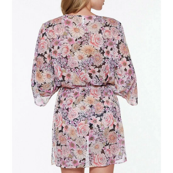 Brand new ๐ฅฐ Sanctuary Petal Pusher Chiffon Caftan Floral Print Swim Cover Up Multi ๐ - Image 2