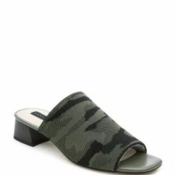 Budget 😀 Sanctuary Rumble Camo Print Knit Slide 🩴 Sandals Fatigue Multi 😍