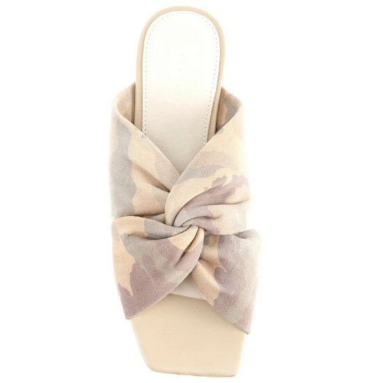 Coupon 💯 Sanctuary Flamingo Camouflage Print Suede Twist Slides Fatigue Multi 🥰 - Image 5