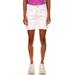 Promo 😀 Sanctuary Sidewalk Frayed Hem High Rise 👖 Jeans Shorts Vintage White ✨